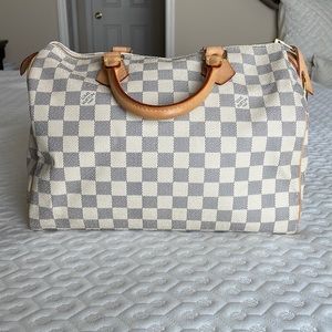 Louis Vuitton Speedy 30 Damier Azur